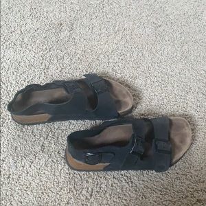 Black 3 strap Betula Birkenstock’s